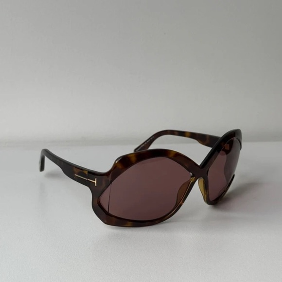 NWT Tom Ford Cheyenne Sunglasses in Brown - Picture 5 of 5